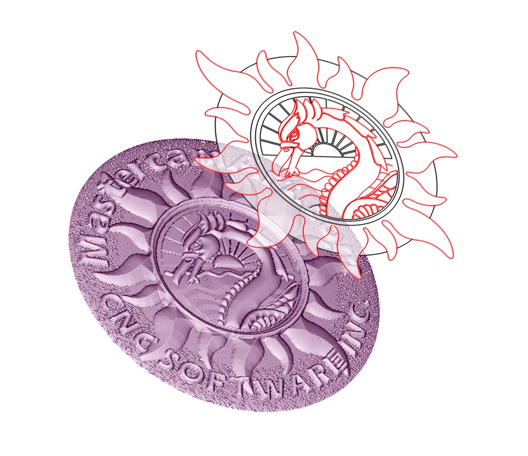 Mastercam浮雕设计